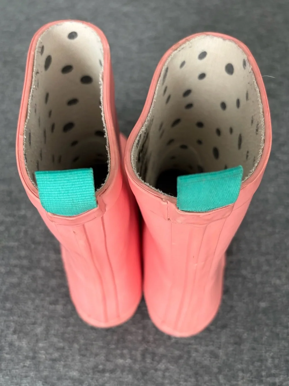 Ten Little Pink Rain Boots